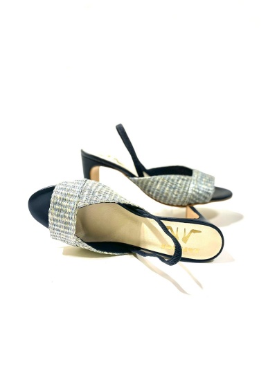 Sandalia Rafia Azul Marino S16 – Mundo Zapatos